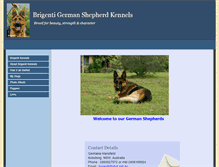 Tablet Screenshot of brigenti-german-shepherds.com